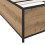 VidaXL vidaXL Bed Frame Artisan Oak 80 x 200 cm Engineered Wood 5