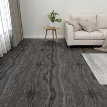 vidaXL Bodenplanken Dunkelgrau 5,11 m² 55 Stk. PVC