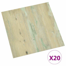 vidaXL Selbstklebende Bodenplanken Hellbraun 30,5 x 30,5 cm 20 Stk.