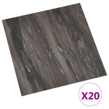 vidaXL Selbstklebende Bodenplanken Dunkelgrau 30,5 x 30,5 cm 20 Stk.