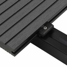 vidaXL Terrassendiele 6 Stk. Grau WPC