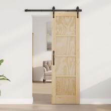 vidaXL Interior Tür 61 x 198,5 cm Sperrholz Natur