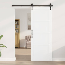 vidaXL Interior Tür 78 x 202 cm Sperrholz Weiß