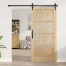 vidaXL Interior Tür 93 x 202 cm Sperrholz Natur