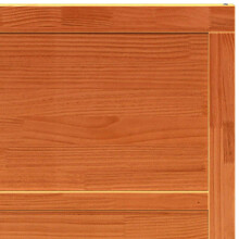 vidaXL Barn Door Wax Brown 100 x 2.5 x 208 cm Solid Pine Wood