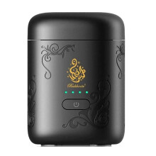 Bärbar Elektrisk Rökelsebrännare Oud Arabisk Bakhoor Aromdiffusor Arabisk Uppladdningsbar Rökelsehållare för Ramadan Hem