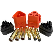 QS8T-Connector met Vergrendelingsgesp voor ESC-Controller Hoge Stroomsignaal 3-Pins Drie Draad Terminal Adapter Plug