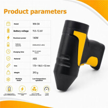 130000RPM Turbo Ventilator Jet Handheld Luchtblazer Borstelloze Blazer 140W Oplaadbare Luchtblazer voor Auto PC Toetsenbord Schoonmaak