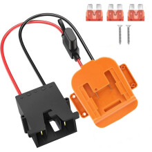 Power Wheels-Adapter voor -Ritauto'S met Draadconnector voor HansTools 18V Li-Ion-Batterij, C