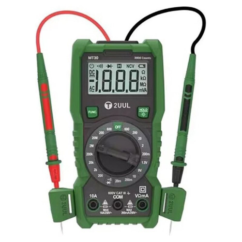 2UUL MT30 Auto-Reset SmartT Digital Multimeter High Accuracy Tester for Electronics Repair Work Multimeter 1