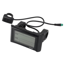 5 Pin SW900 Electric Bike LCD Display, Waterproof for Control Panel Battery Meter with Real- Power Tracking