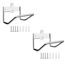 Support de Échelle Robuste pour Mur de Garage - Rangement pour Échelles, Poussettes et Chaises