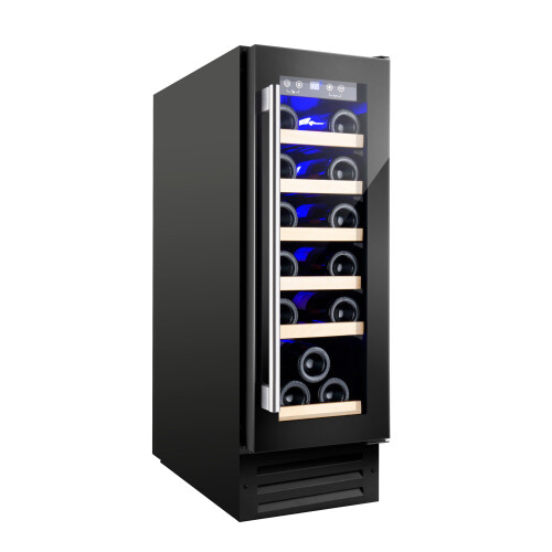 CDA CDA 19 Bottle Capacity Single Zone 30cm Freestanding Under Counter Win CFWC304BL 2