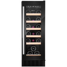 CDA 19 Bottle Capacity Single Zone 30cm Freestanding Under Counter Win CFWC304BL