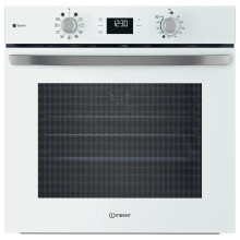 Indesit IO258HSWUK Turn&Go Steam Electric Single Oven - White IO258HSWUK