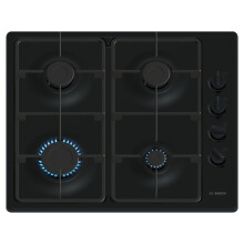 Bosch Series 2 60cm 4 Burner Gas Hob - Black PBP6B6K60