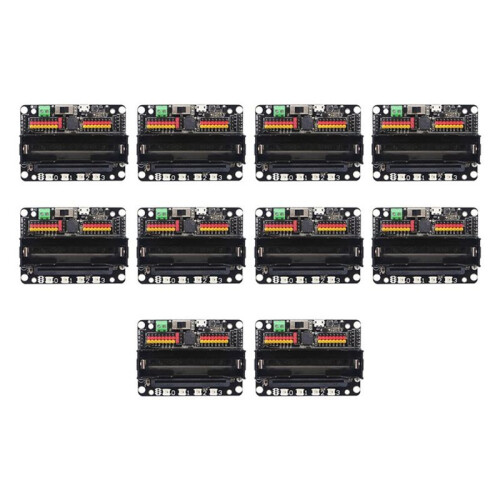 10X Micro:Bit Expansion Board Robotbit V2.0 Supports Makecode Offline Programming for Micro:Bit Extension Board Robotbit