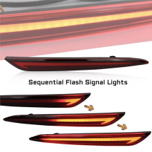 LED Rückstoßstangenreflektor Licht Blinker Licht Bremslampe für Fusion Mondeo 2013-2016 Zubehör
