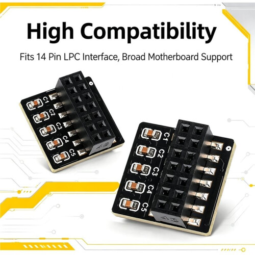 TPM2.0 Security Module 14 Pin LPC H Trusted Platform Module Data Encryption Standalone Encryption Chip 2