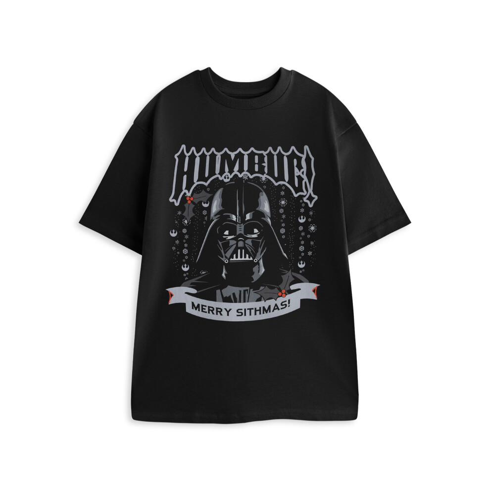 Star Wars (Large) Short Sleeved T-Shirt (Mens Black)