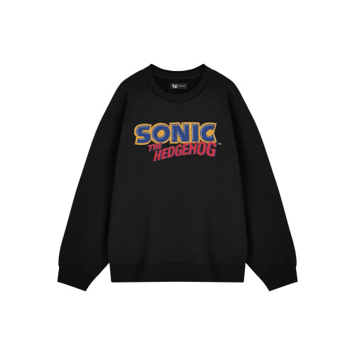 Sonic The Hedgehog (Medium) Sonic the Hedgehog Sweatshirt (Mens Black)