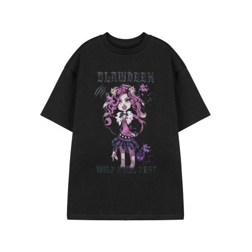 Monster High (Medium) Monster High Short Sleeved T-Shirt (Womens Black)