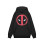 Marvel (X-Large) Marvel Deadpool Hoodie (Mens Black) 1