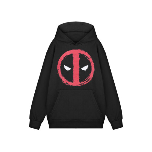 Marvel (X-Large) Marvel Deadpool Hoodie (Mens Black)