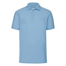 Polo Fruit of the Loom 65/35 - cielo azul