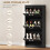 Three-Drawer Minimalistic Shoe Cabinet - Black 6
