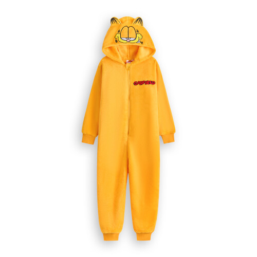 (Medium) Garfield Onesie (Unisex Orange)