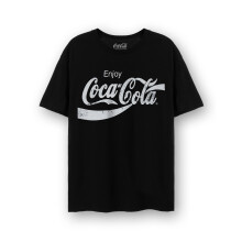 (Medium) Coca Cola Short Sleeved T-Shirt (Unisex Black)