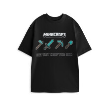 (X-Large) Minecraft Short Sleeved T-Shirt (Mens Black)