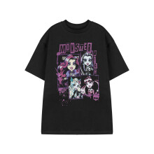 (XX-Large) Monster High Short Sleeved T-Shirt (Womens Black)