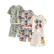 (4-5 Years) Paw Patrol Multi-Pack of 3 Short Sleeve Short Leg Pyjama Set (Boys Multicoloured)