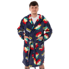 (Medium) South Park Hooded Bathrobe (Mens Blue)