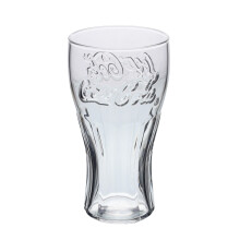 Coca Cola Contour Highball Drinking Glass 320ml Clear Round Dishwasher Safe 4Pcs