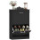 Two-Drawer Minimalistic 10-Shoe Cabinet - Black 1