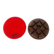 3 Inch Resin Floor Polishing Pucks for Concrete Terrazzo Marble, Hook & Loop Abrasive Pads Grit 400, 3PCS