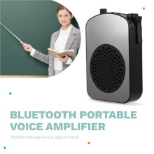 Kabelloses Mikrofon, Doppelte Rauschunterdrückung, Stereo-Sound-Mikrofon, Megaphon, Lavalier-Mikrofon für Unterricht und Klasse
