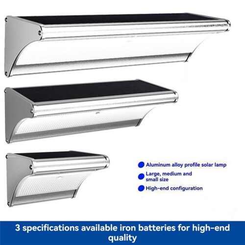 Outdoor Courtyard Waterproof Solar Wall Light LED Body Sensor Light Wall Light Garden Lighting Wall Light 60 Light 2
