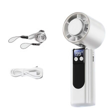 Refrigeration Handheld Fan USB Small Fan Ultra-High Speed Powerful Portable Outdoor Ice Compress Cooling Artifact A