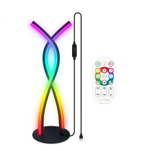 LED Table Lamp RGBIC+W Color Changing Dimmable with Remote Music Sync APP Control Bedroom Night Light