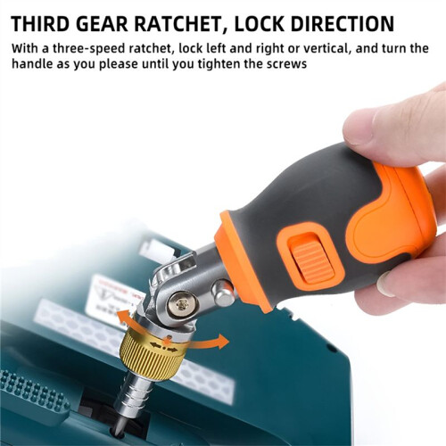 8in1  Ratchet Screwdriver Precision Multi Tools Magnetic Bits Household Multi-Purpose Pocket Portable Screw Driver