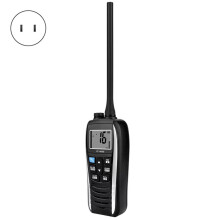 IC-M25 5W Portable Marine Radio Walkie Talkie Float IPX7 Sea Vessel VHF Transceiver Two Way Radio Handheld Intercom (US)