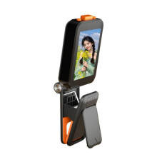 RK-X40G Wireless Selfie Monitor with Clip for & Android Focus Adjustment for Vlogging Black
