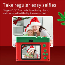 96 Million Photography Pixels, One-Click Easy Shooting,Parents' Child Camera, Christmas Edition