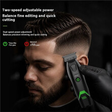 Professioneller Haarschneider mit LED-Display, Haarschneider, Haarpflegegerät, Verstellbare Haarschneider für Männer -1385 Kit
