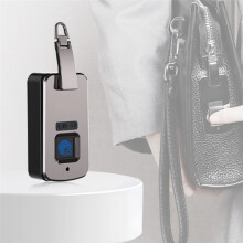 Office Anti-Theft Fingerprint Padlock USB Rechargeable Waterproof for Luggage Suitcase Embedded Fingerprint Lock for Bag