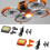 For  Flip Multi-Function Night Navigation Light DIY Combination Free Matching LED Flash Light Drone Signal Lamp A 6
